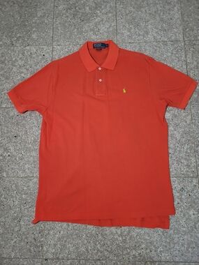 Polo by Ralph Lauren Men's Red Classic Polo Shirt Size Large